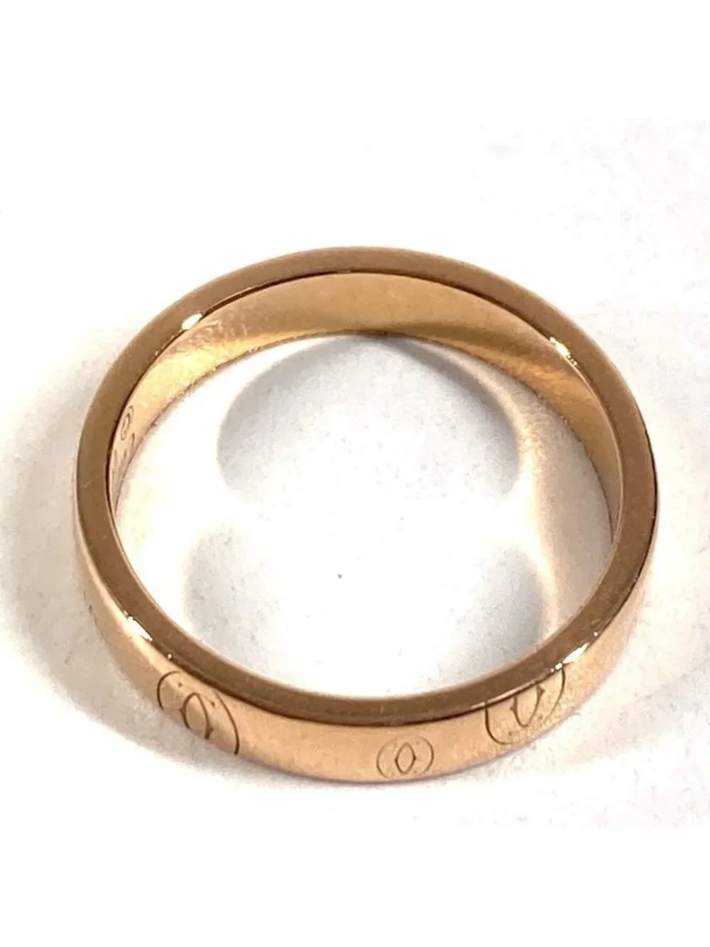 Cartier Ring Happy Birthday Logo Pink Gold
